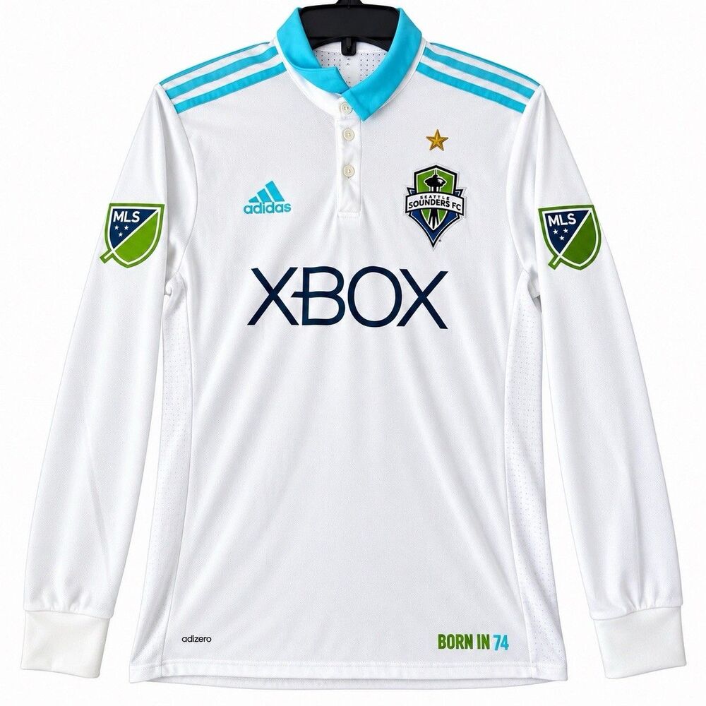 Seattle Sounders FC 2016 Adidas Adizero Authentic LongSleeve MLS Jersey Men Sz S